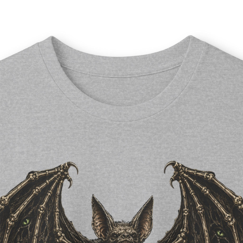 Bat Illustration Long Sleeve Tee — Gothic Bat Graphic Shirt