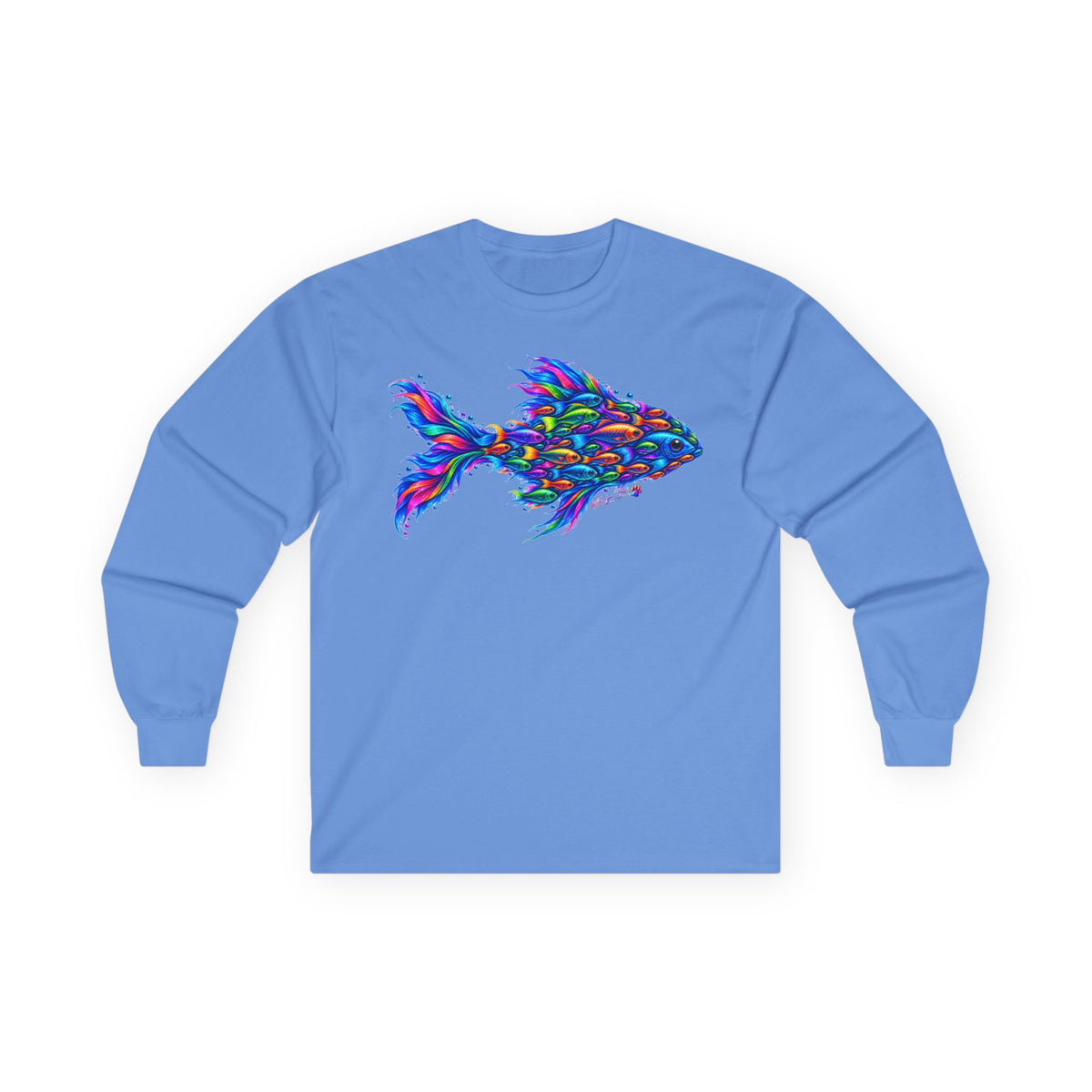 Colorful Fish Art Long Sleeve Tee