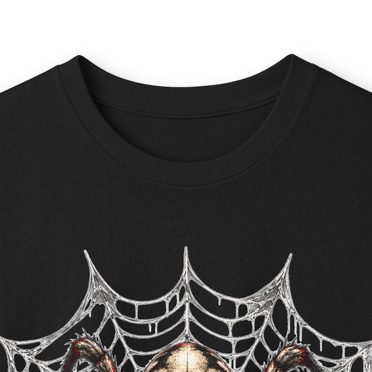 Spider Skull Web Long Sleeve Tee