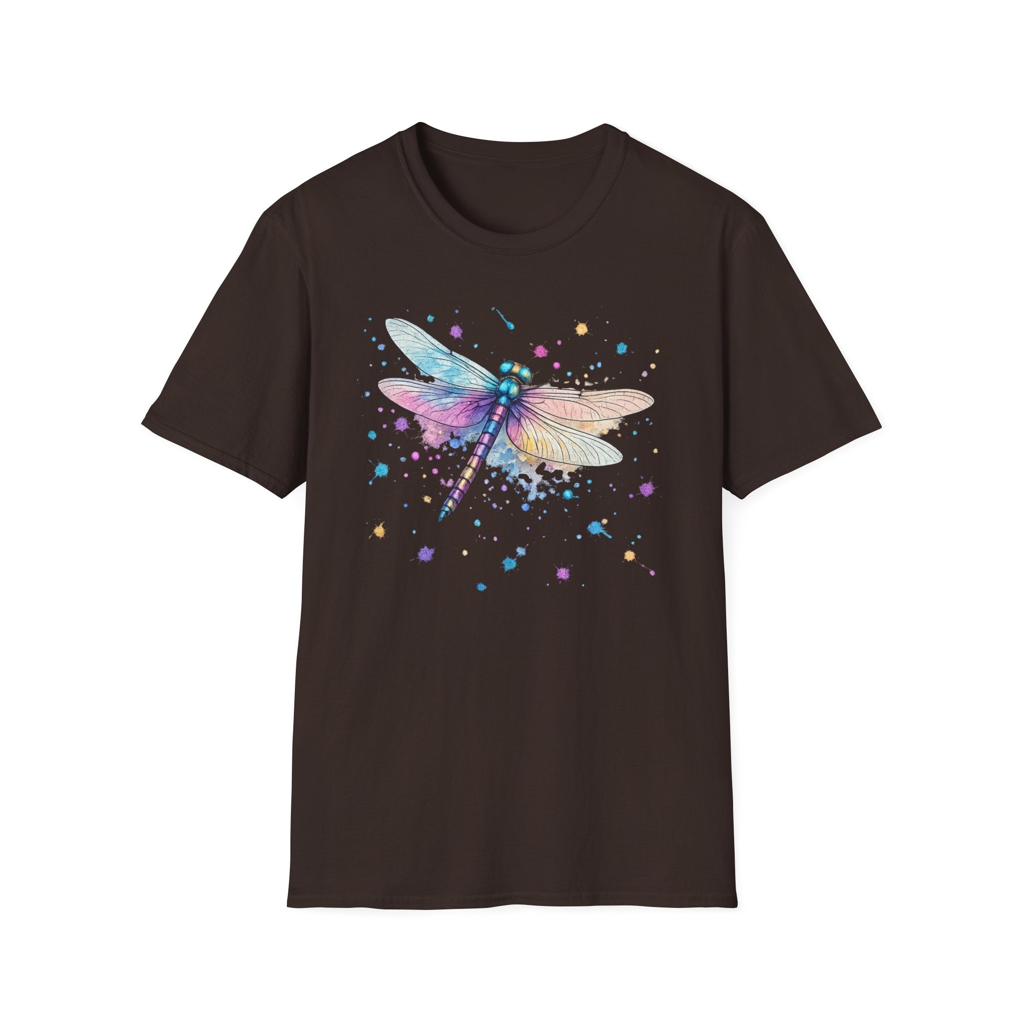 Dragonfly Watercolor T‑Shirt — Pastel Wing Nature Tee