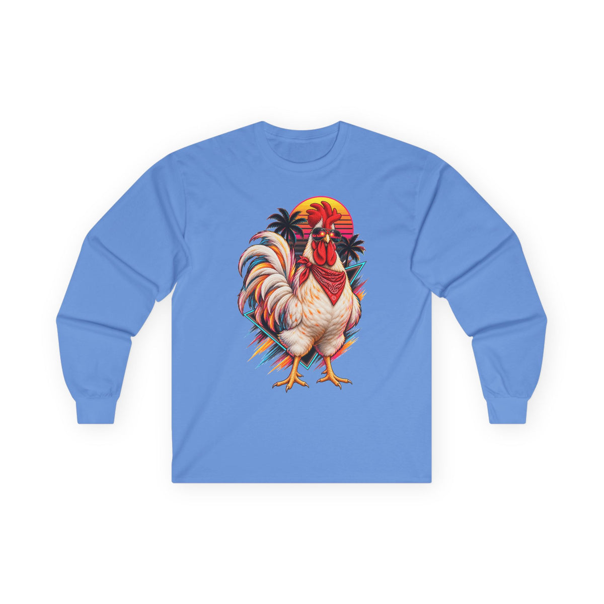 Rooster Sunset Long Sleeve Tee