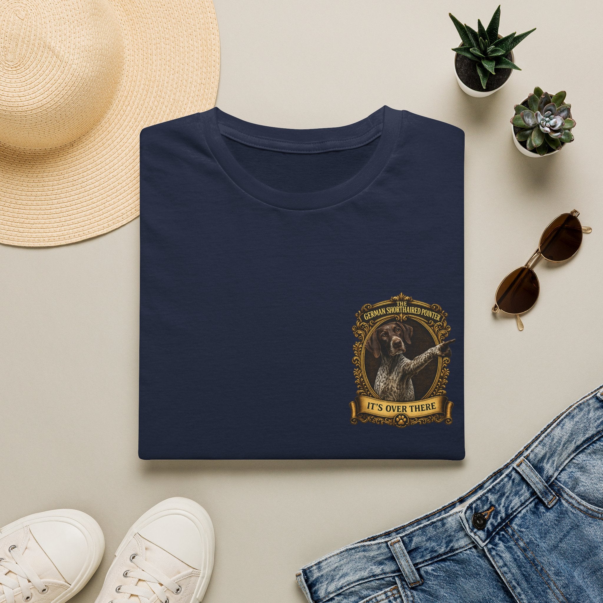 German Shorthaired Pointer T-Shirt – 'It's Over There' Dog Lover Tee