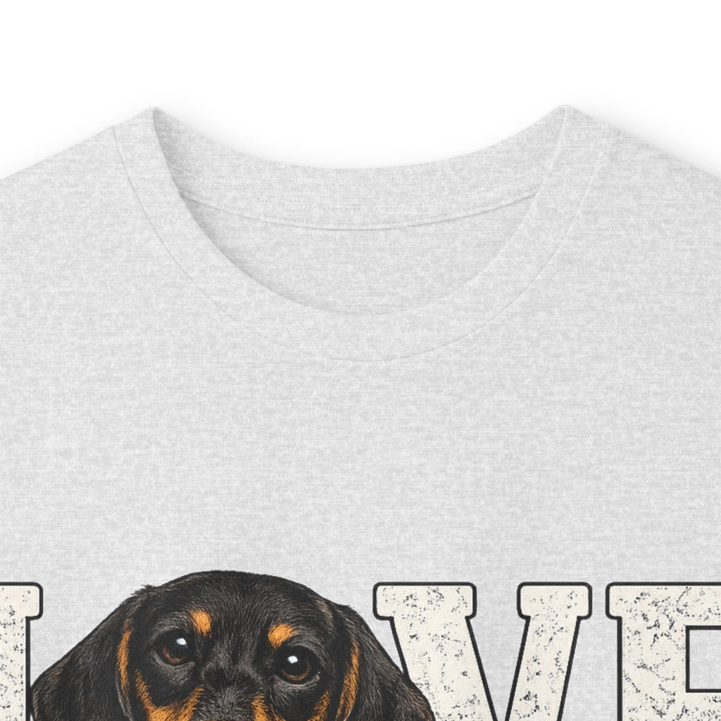 Love Dachshund Long Sleeve Tee - Cute Dog Lover Shirt