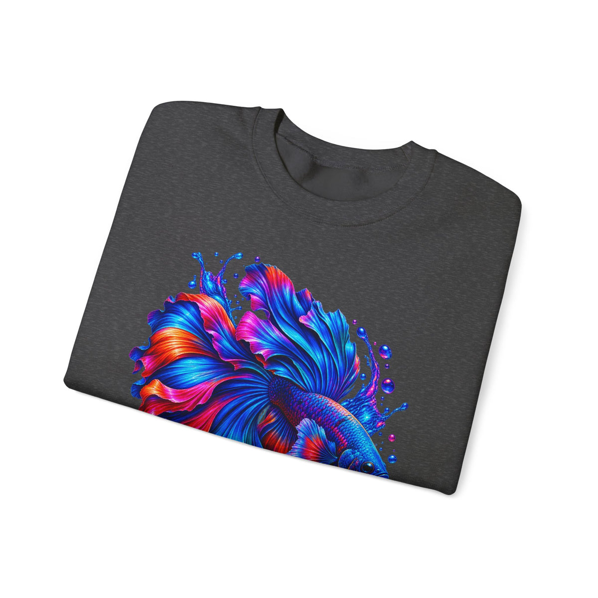 Betta Fish Colorburst Crewneck Sweatshirt