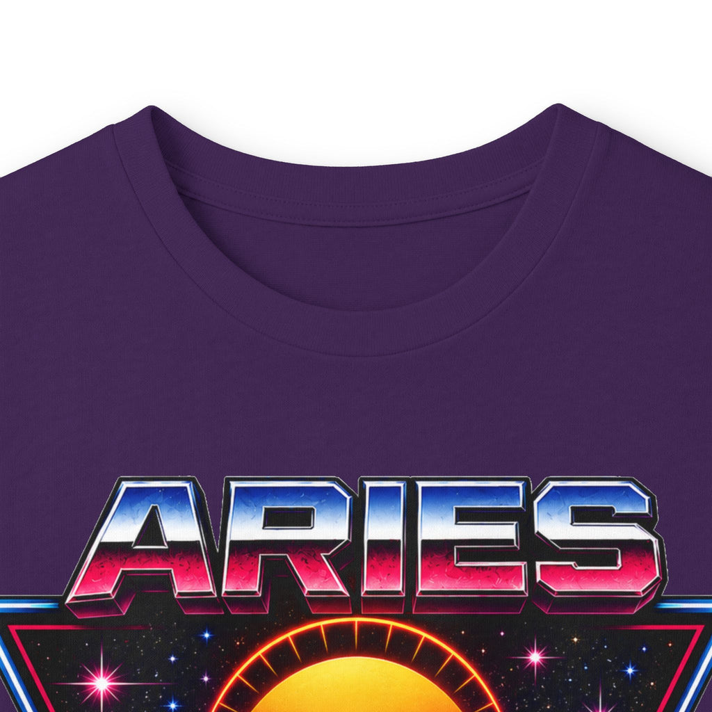 Aries 80s style Zodiac Retro Ram Long Sleeve Tee