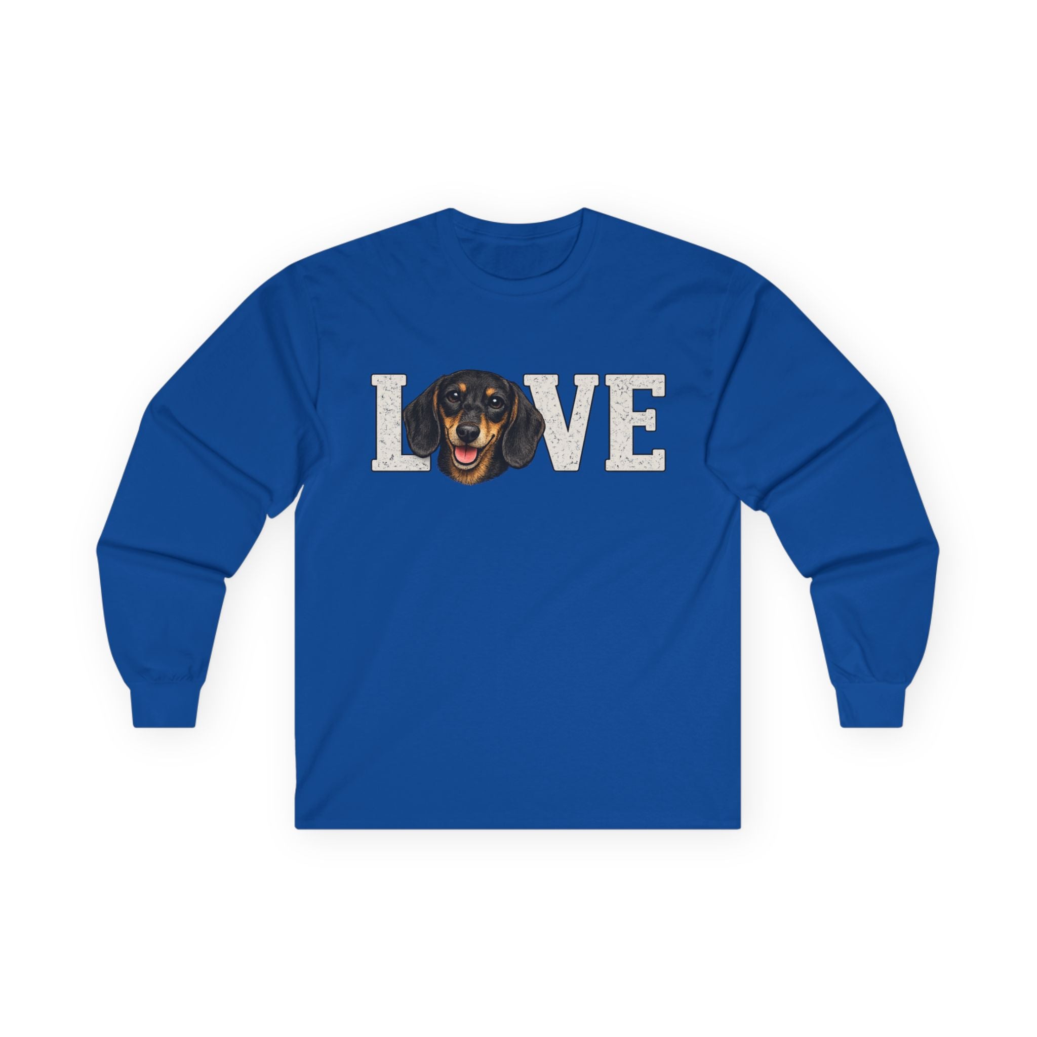 Love Dachshund Long Sleeve Tee - Cute Dog Lover Shirt