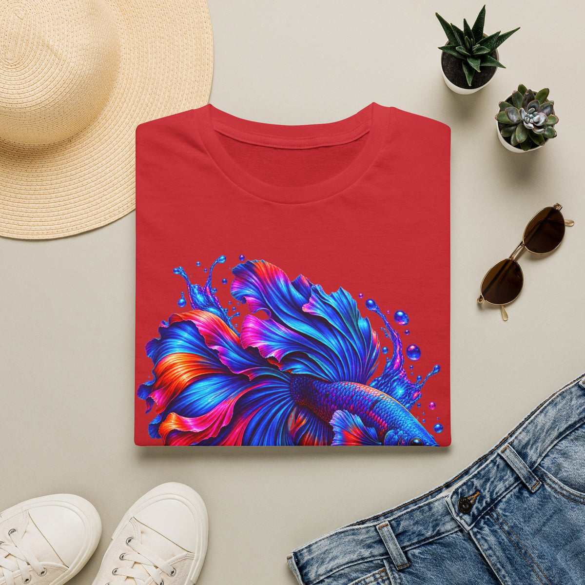 Betta Fish Color Splash T-Shirt