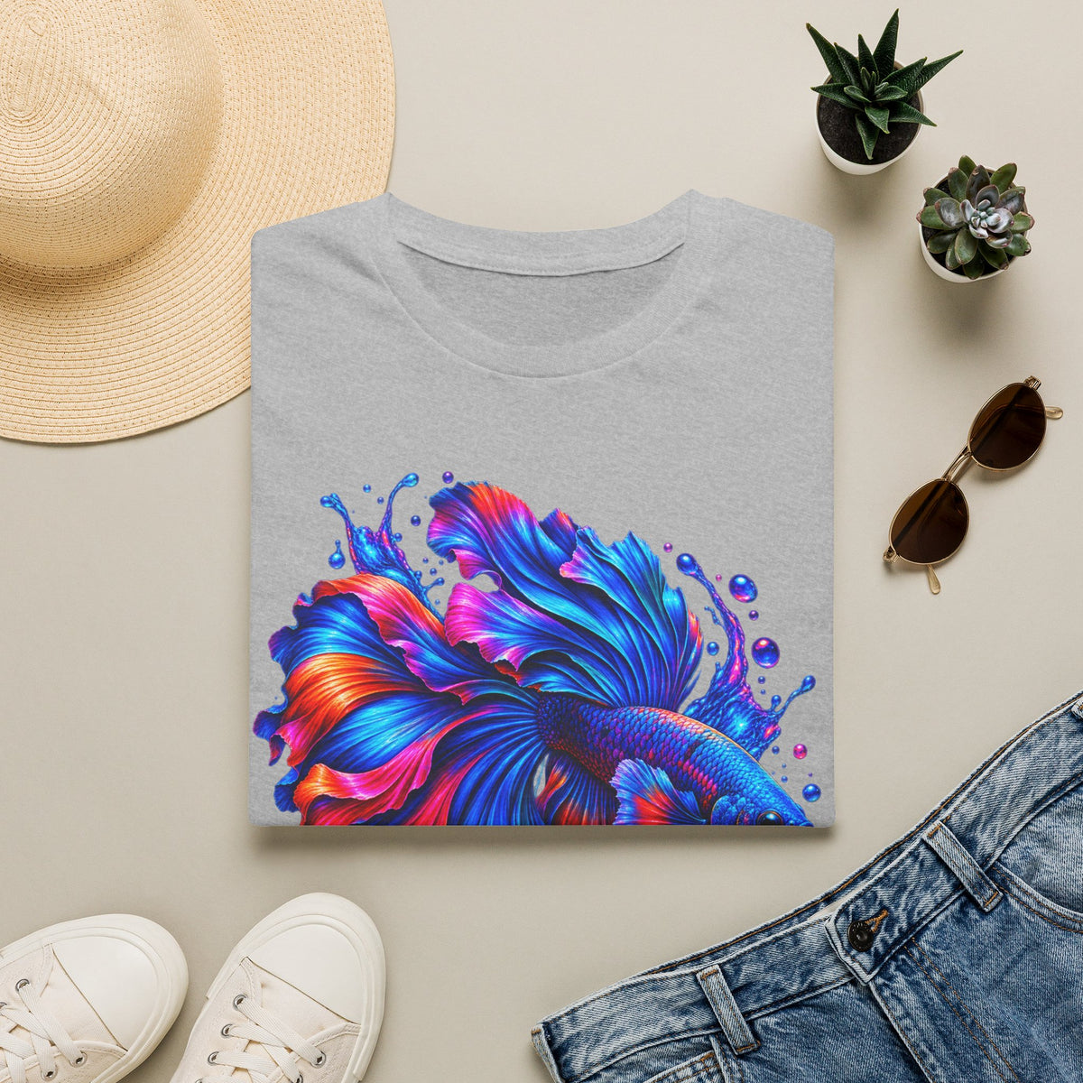 Betta Fish Color Splash T-Shirt