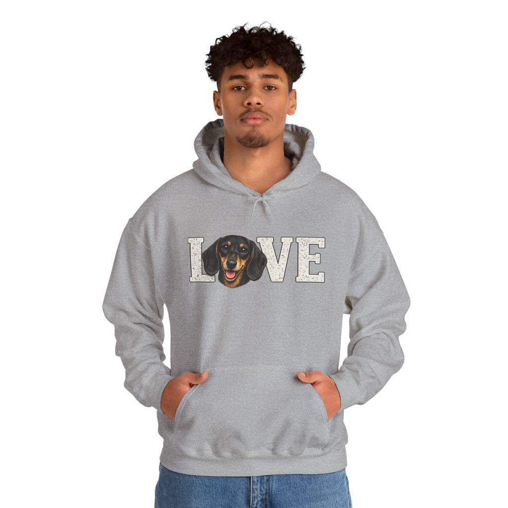 Dachshund Love Hoodie - Funny Dog Lover Pullover
