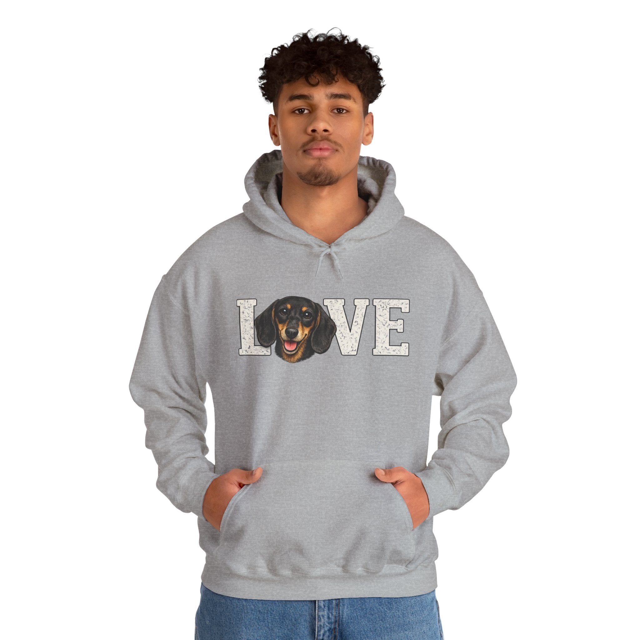 Dachshund Love Hoodie - Funny Dog Lover Pullover