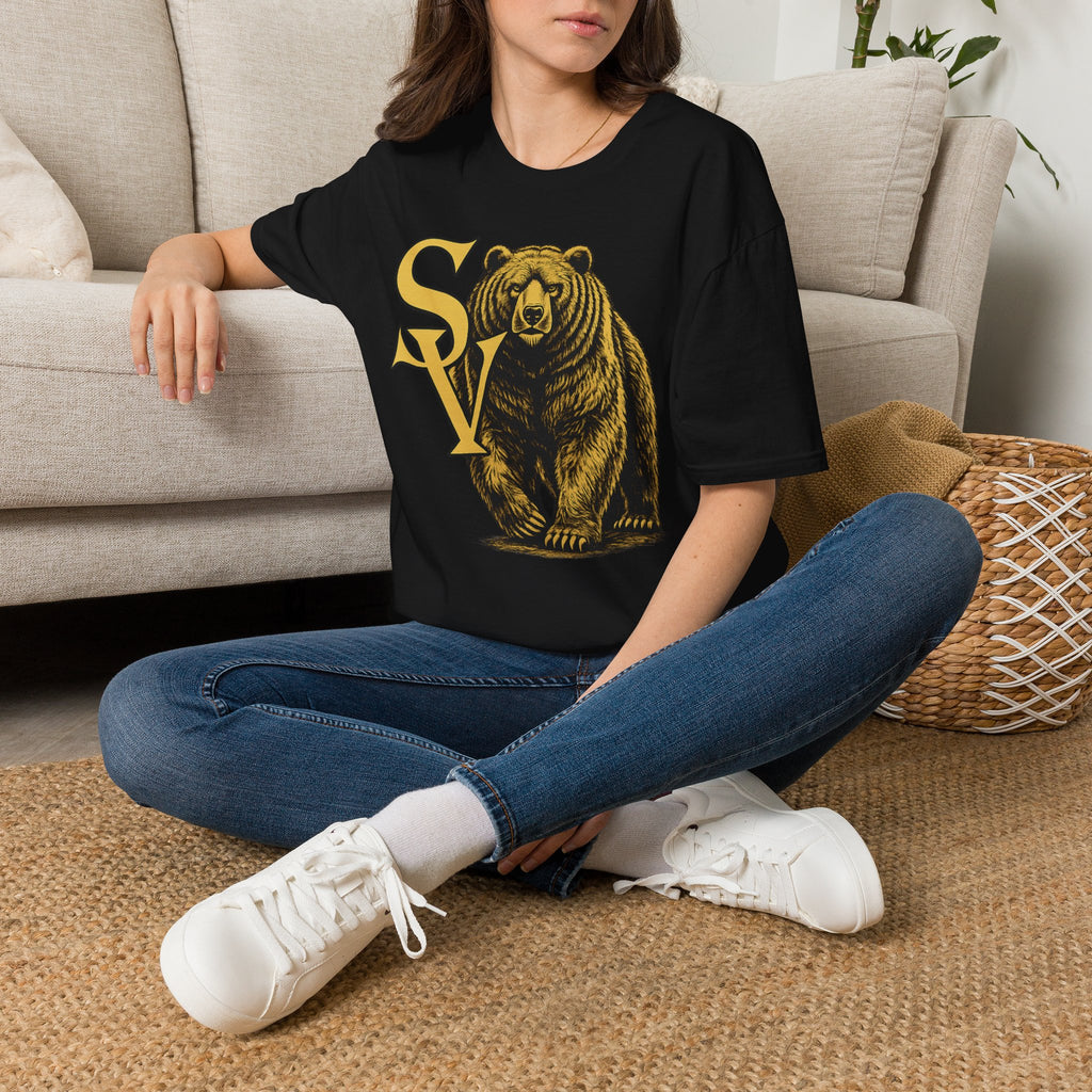 Bear Logo T-Shirt — SV Vintage Collegiate Graphic
