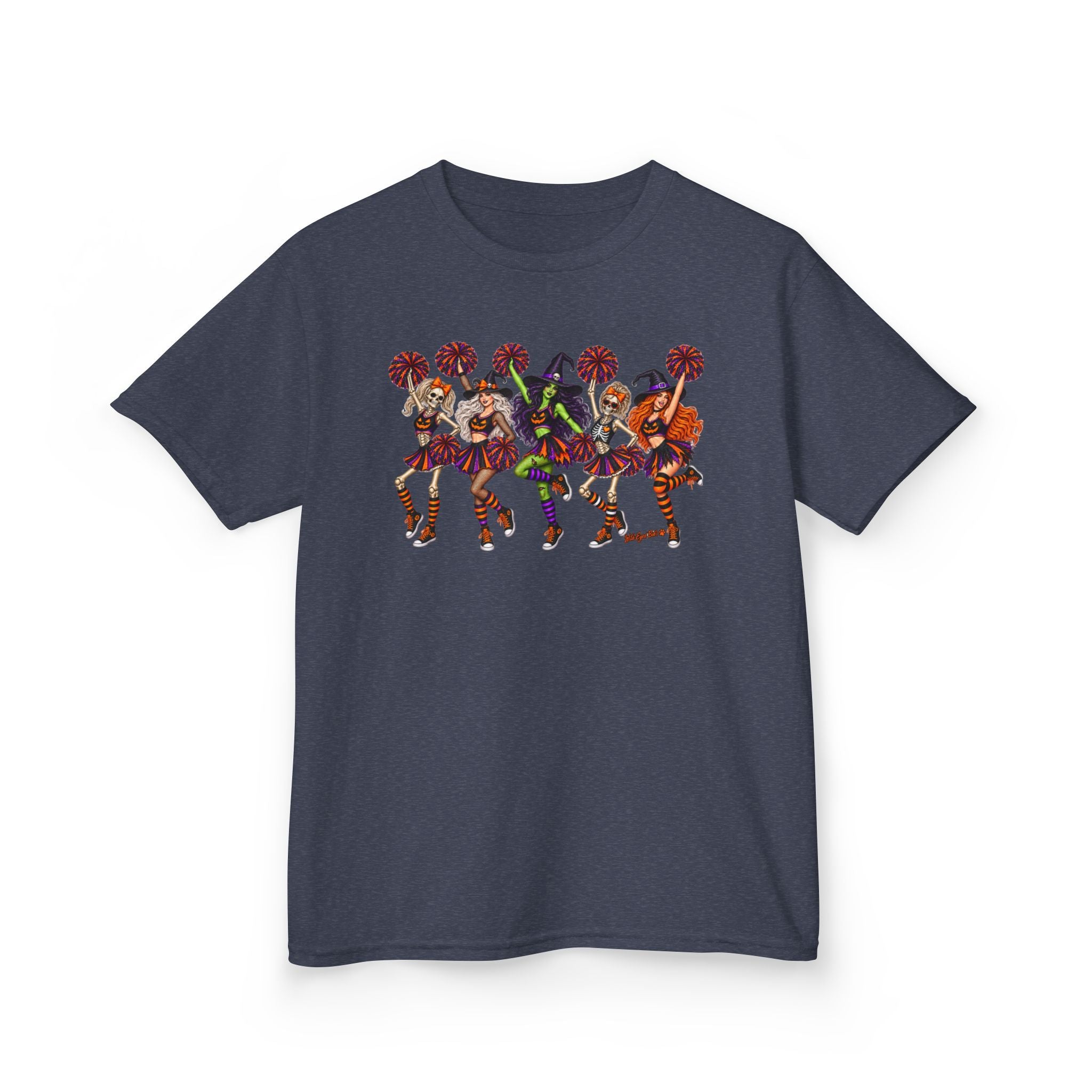 Kids Cheerleader Squad T‑Shirt — Colorful  Dancers Graphic Tee
