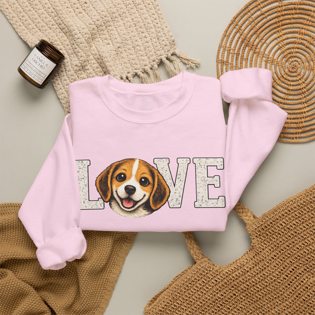 Beagle Love Sweatshirt — Cute Dog Lover Crewneck