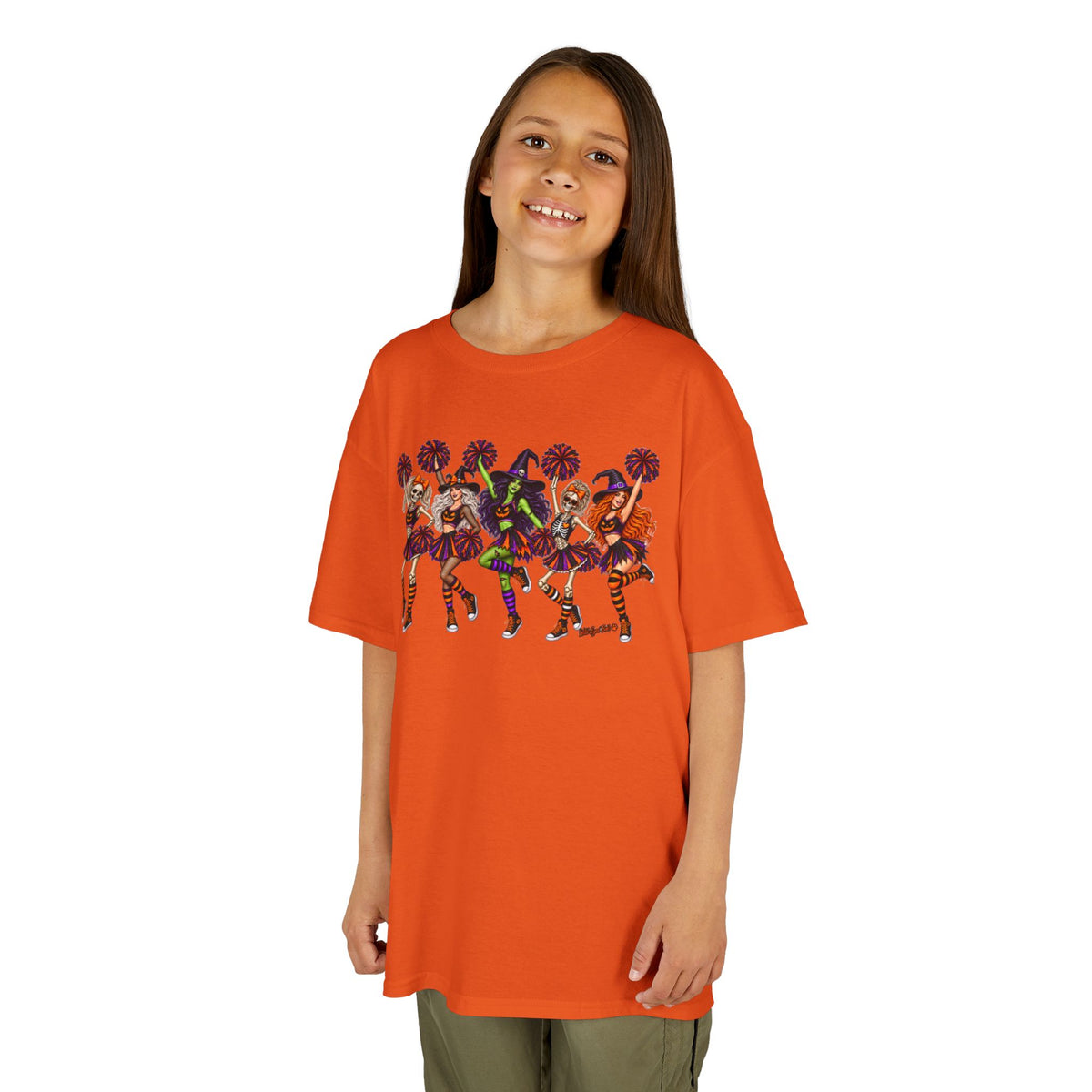Kids Cheerleader Squad T‑Shirt — Colorful  Dancers Graphic Tee