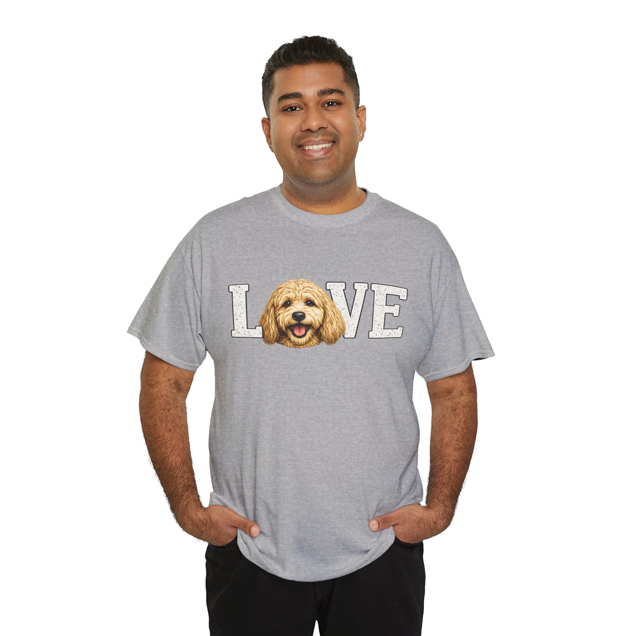Love Goldendoodle T-Shirt — Golden Doodle Face Graphic Tee