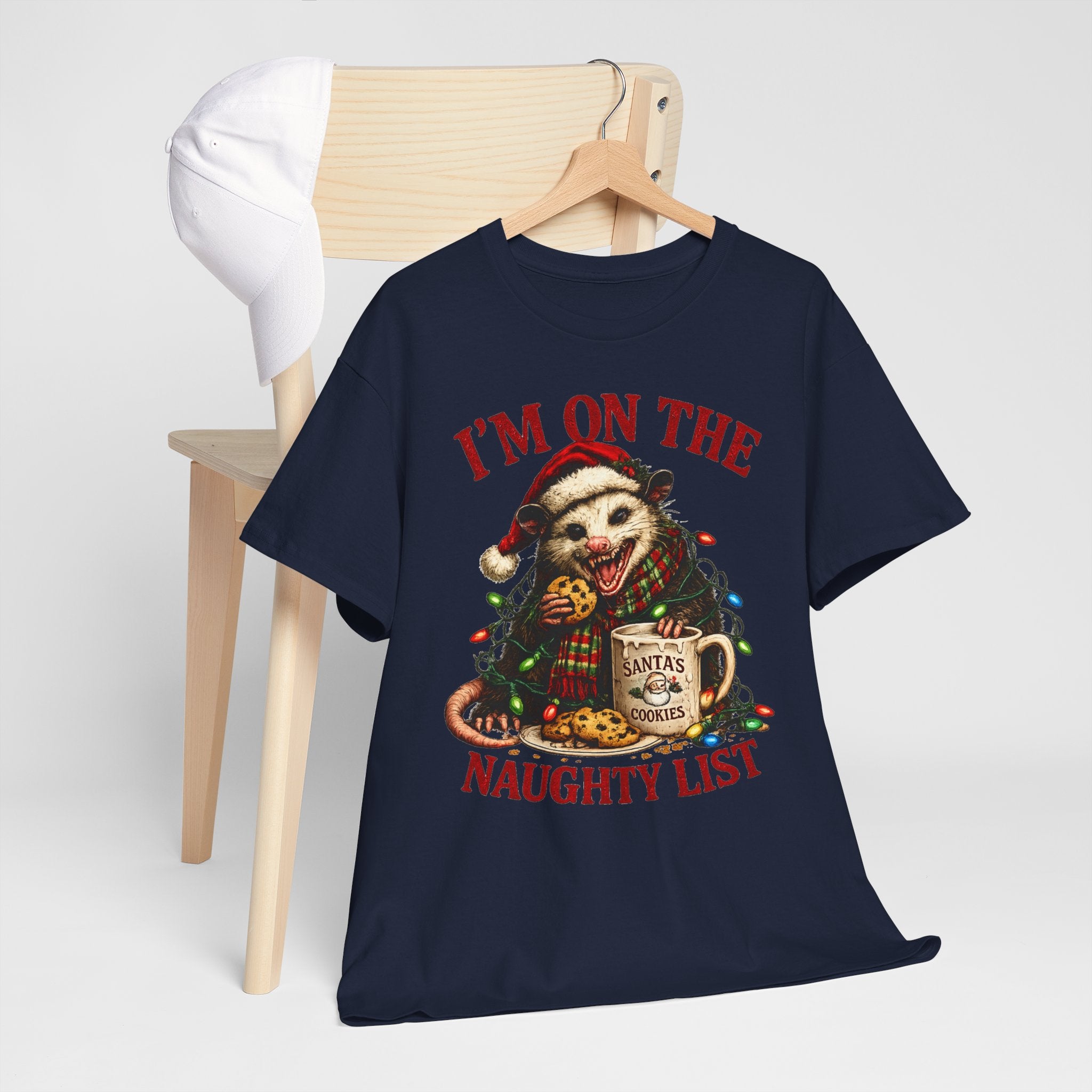 possum 'I'm On The Naughty List' Christmas Tee