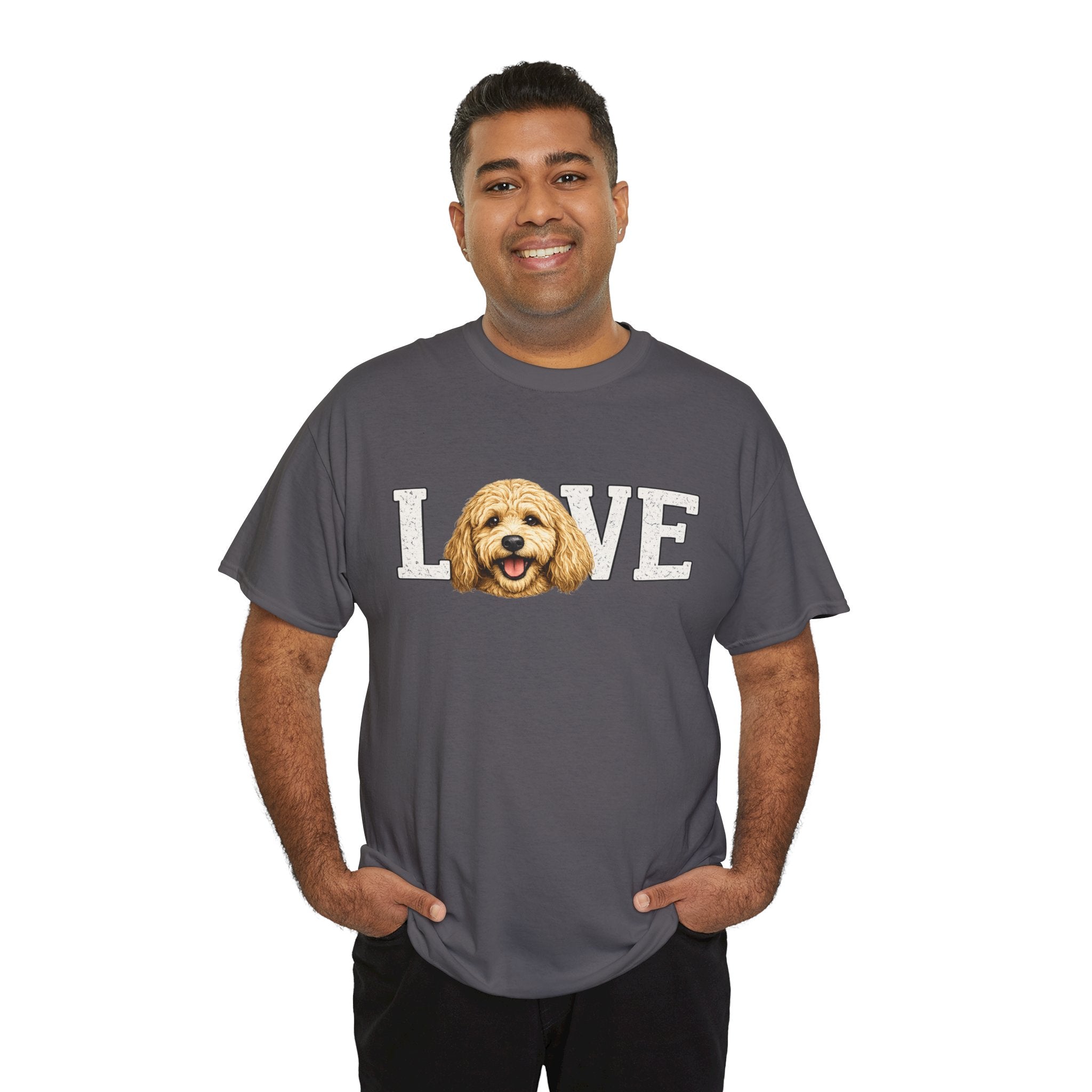 Love Goldendoodle T-Shirt — Golden Doodle Face Graphic Tee