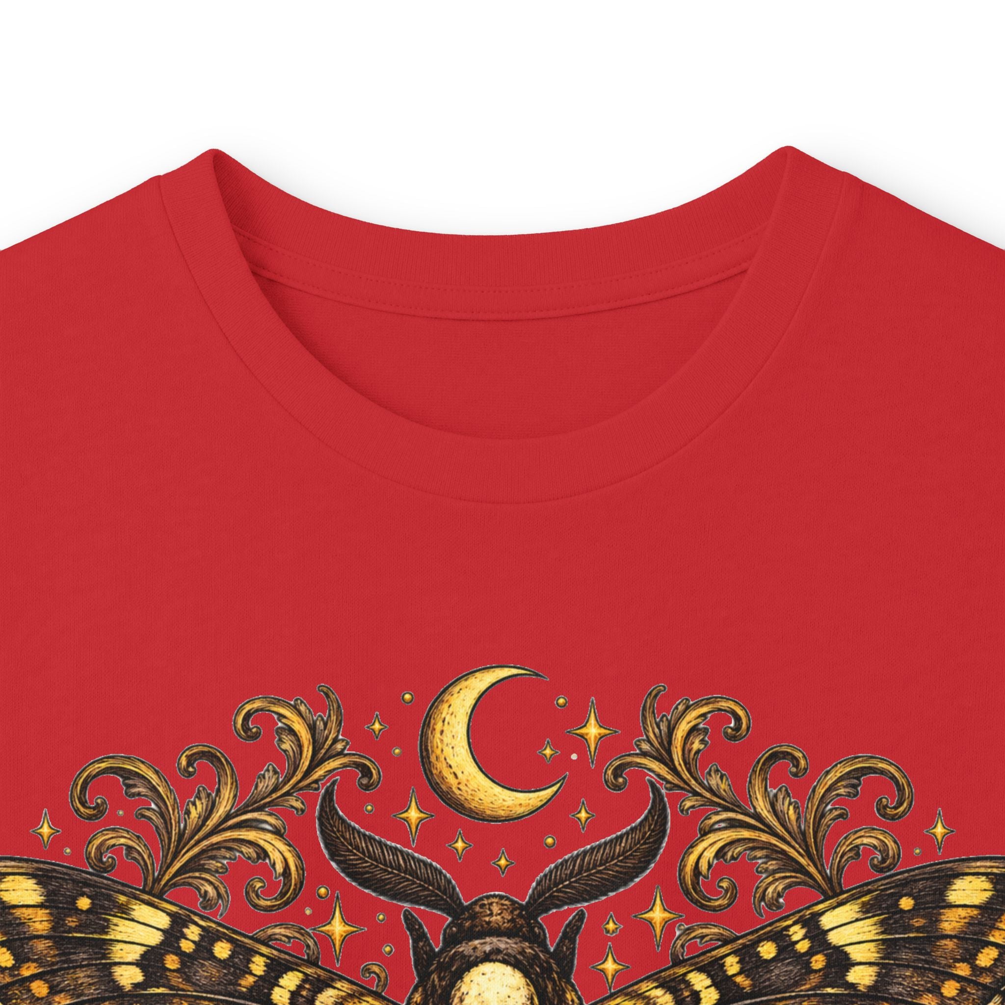 Moon Death Moth Skull Long Sleeve Tee