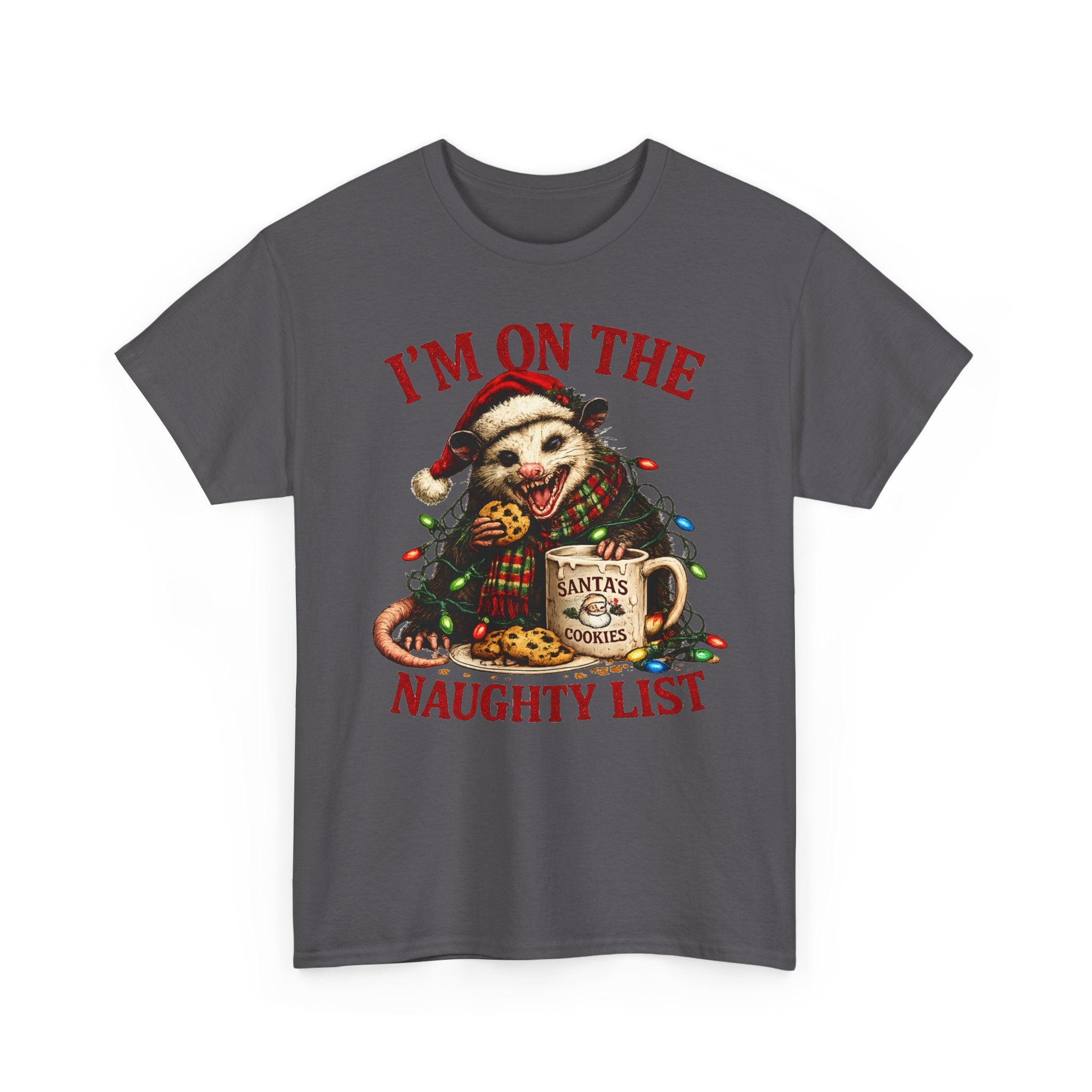 possum 'I'm On The Naughty List' Christmas Tee