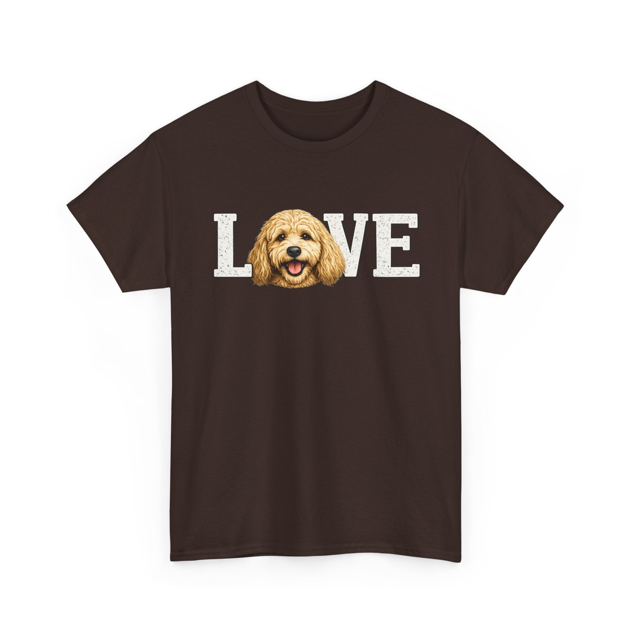 Love Goldendoodle T-Shirt — Golden Doodle Face Graphic Tee