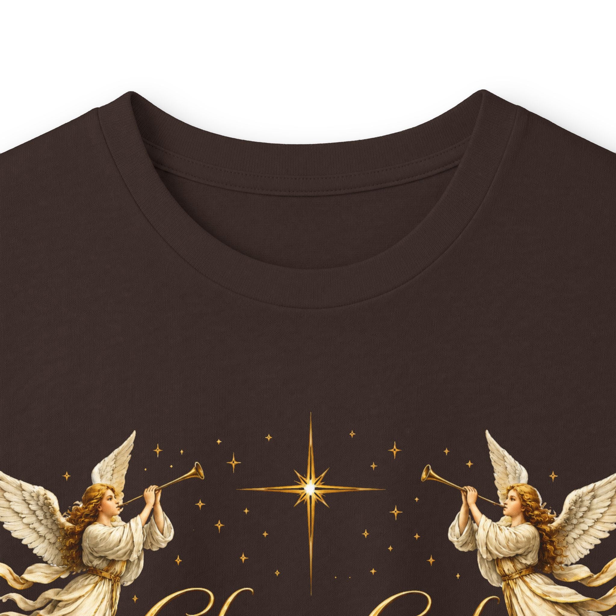 "Glory to God" Angel Christmas long sleeve Holiday Shirt