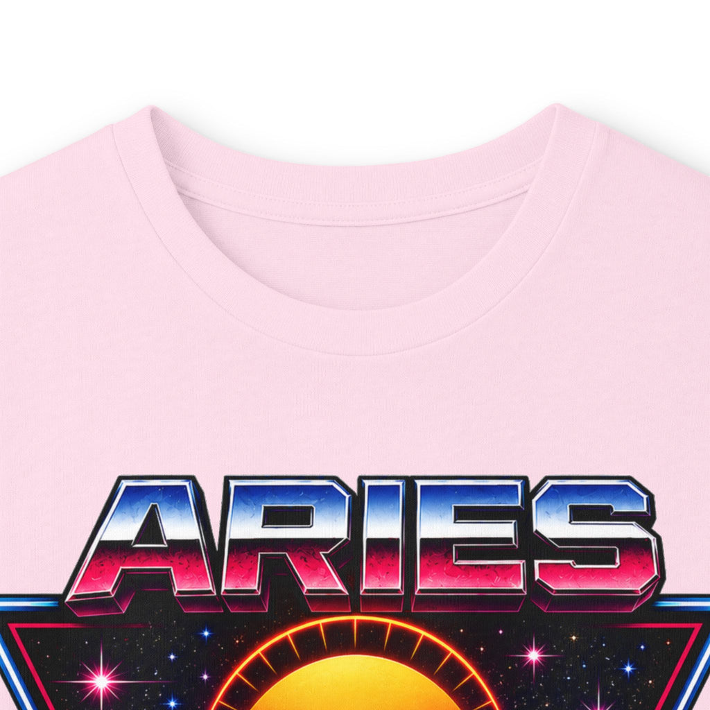 Aries 80s style Zodiac Retro Ram Long Sleeve Tee