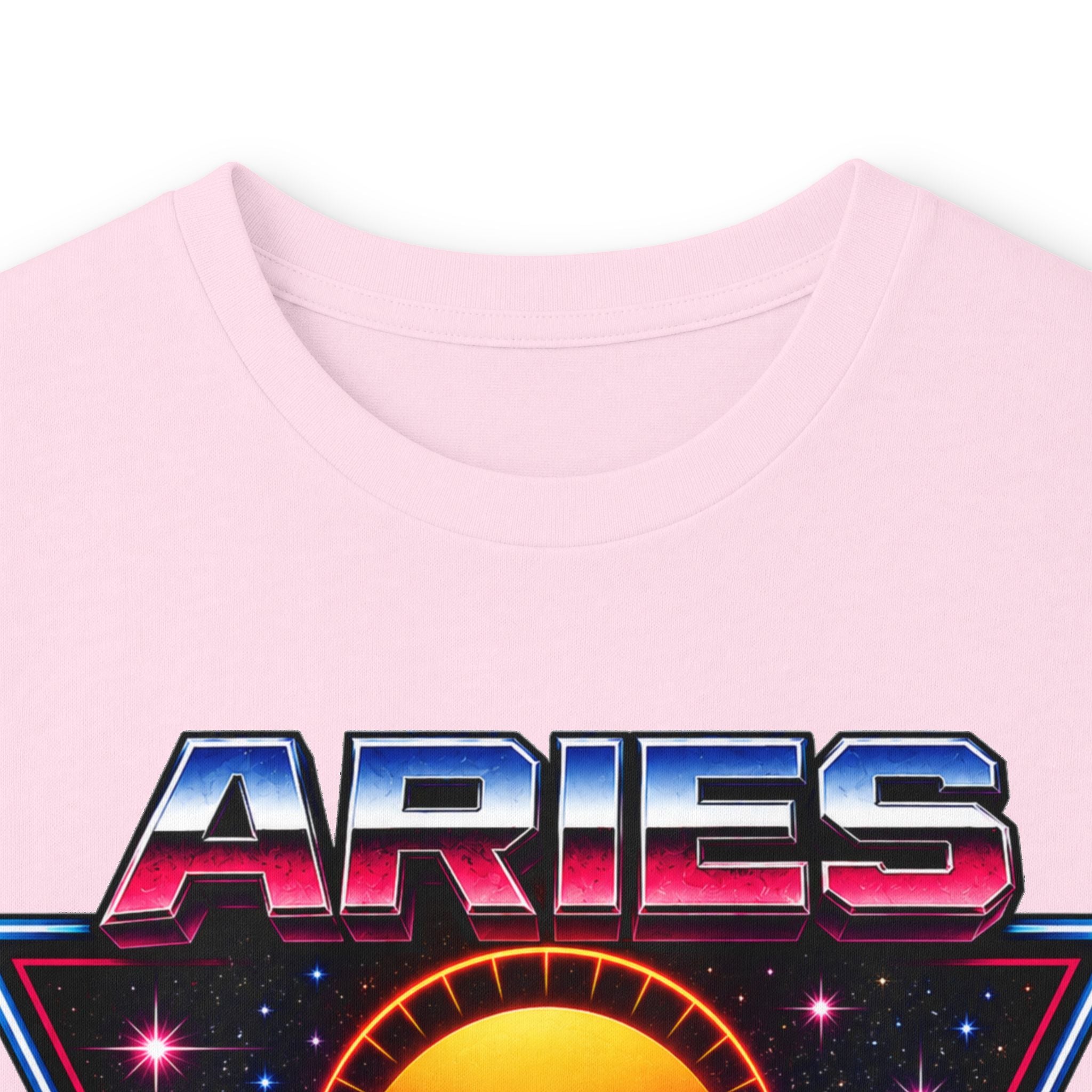 Aries 80s style Zodiac Retro Ram Long Sleeve Tee