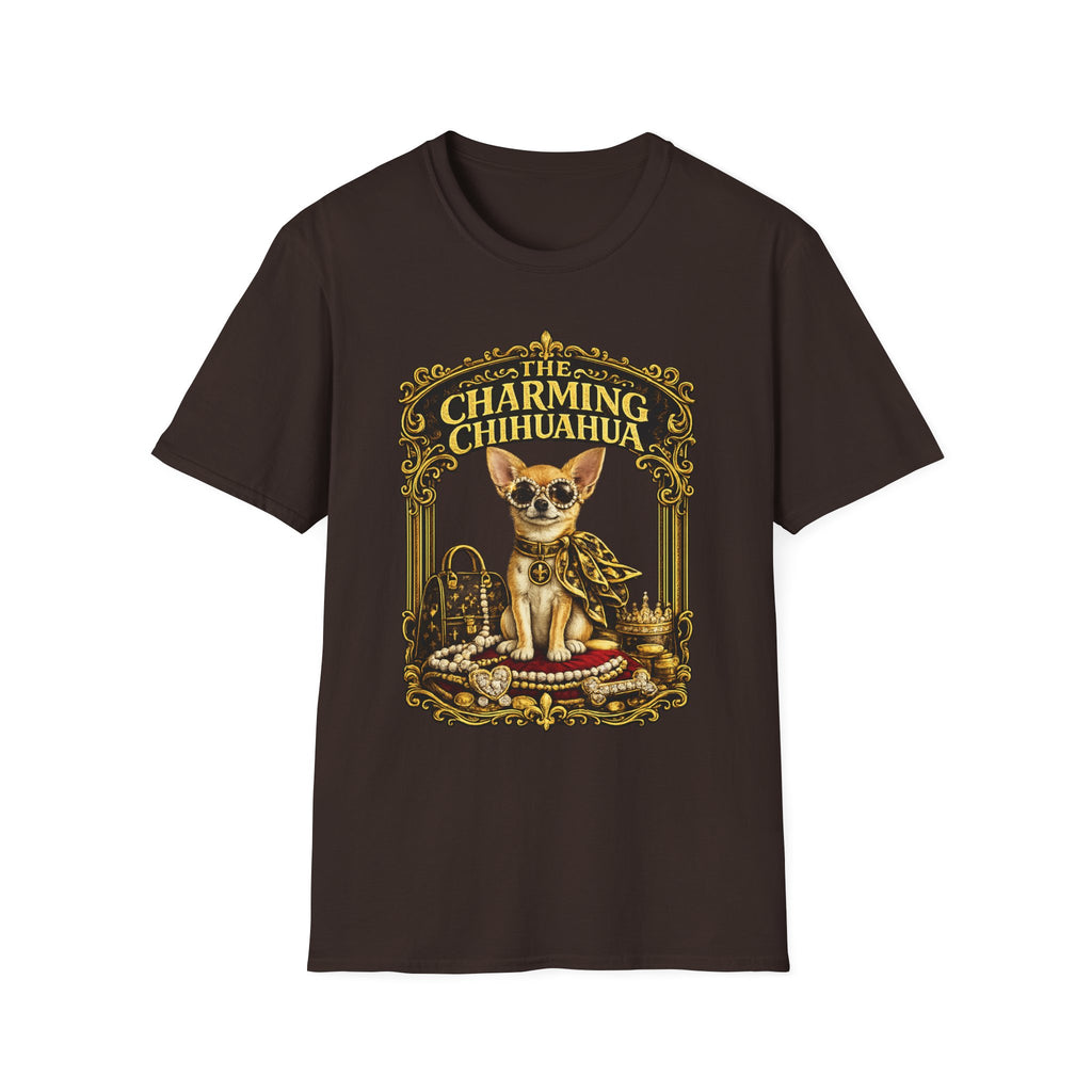 Chihuahua T-Shirt — Vintage "Charming Chihuahua"  Graphic Tee