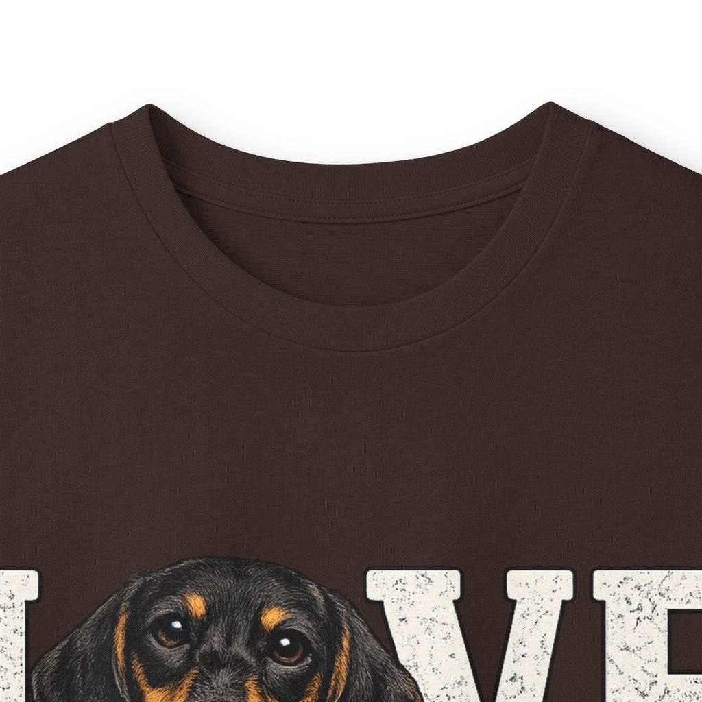 Love Dachshund Long Sleeve Tee - Cute Dog Lover Shirt