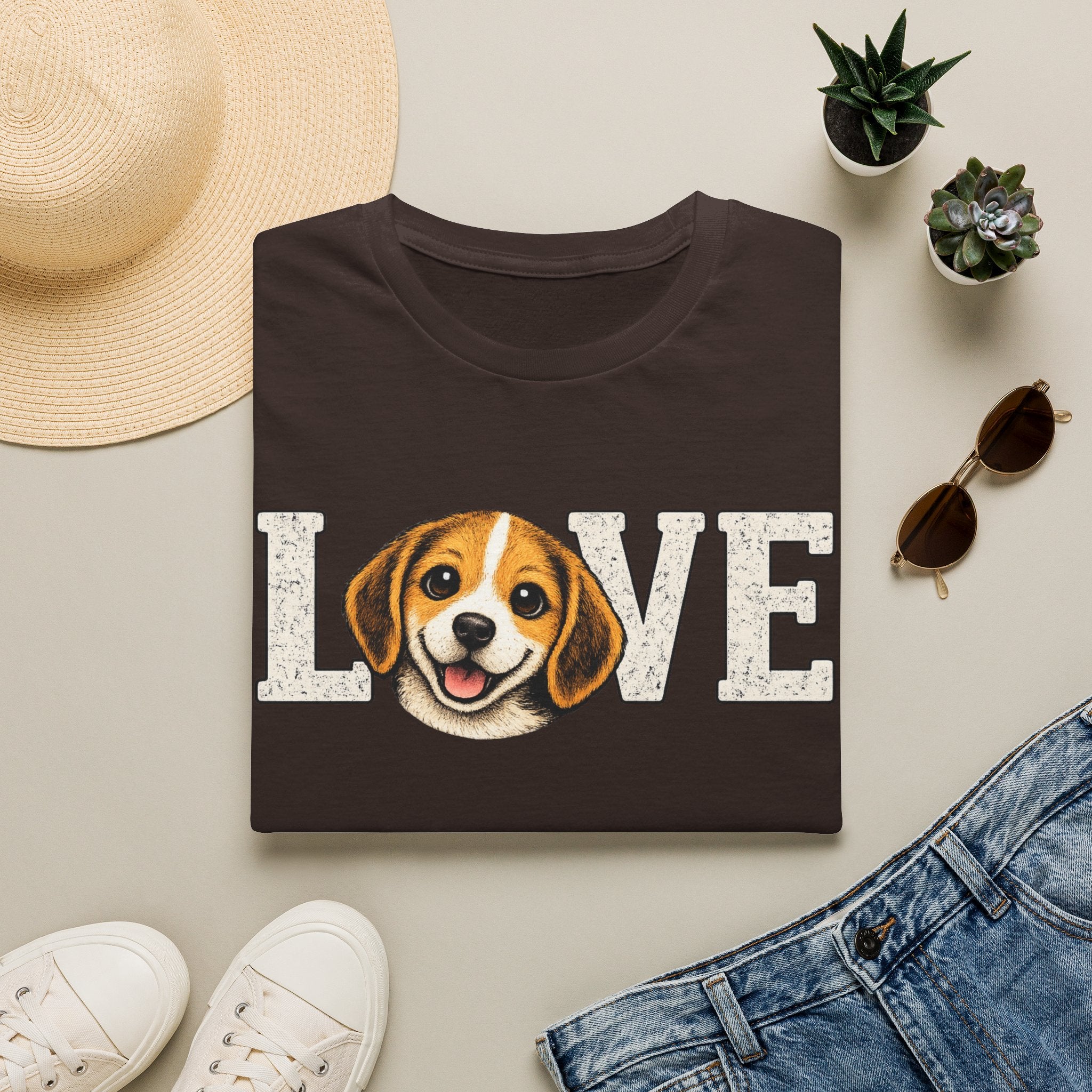 Love Beagle T-Shirt — Cute Dog Lover Tee