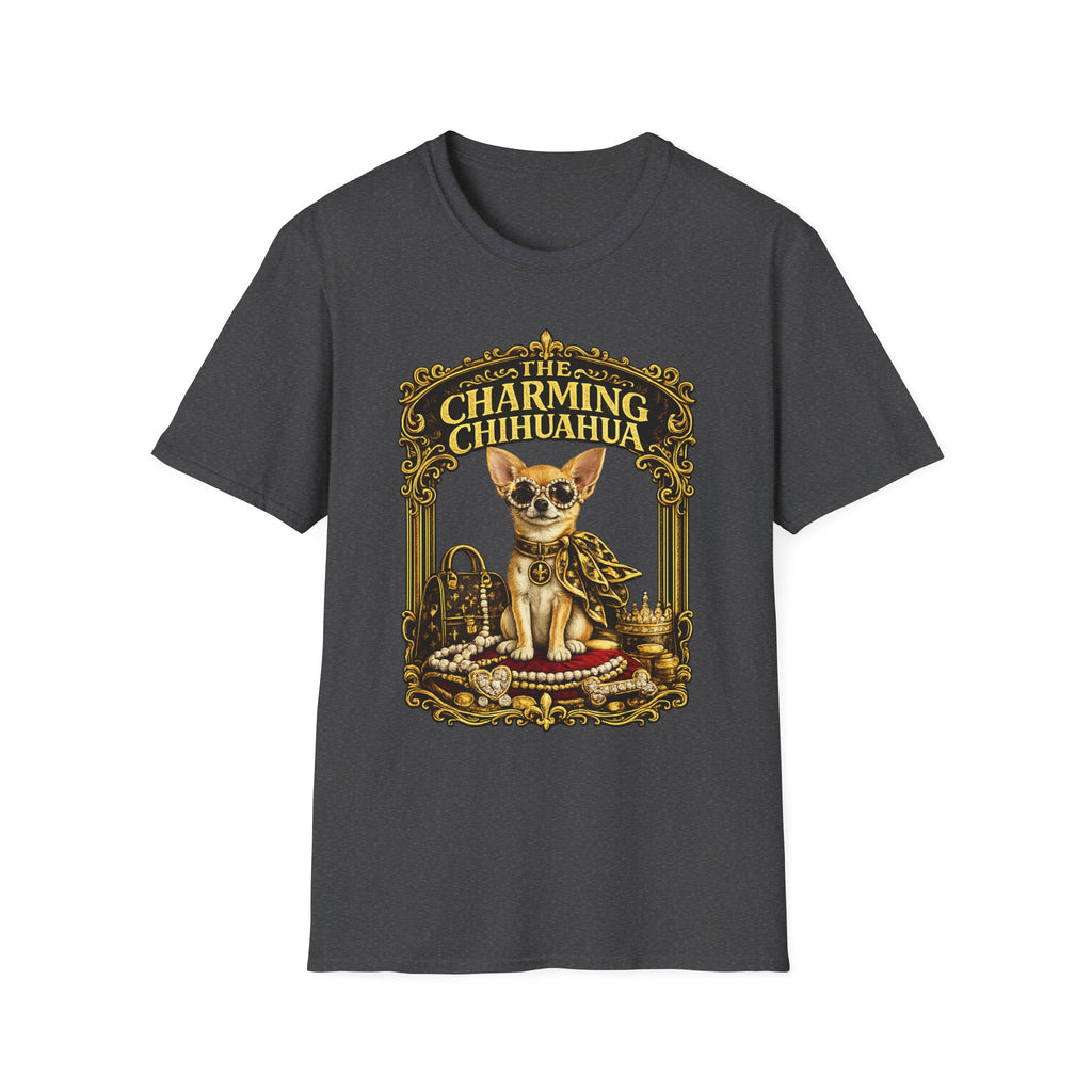 Chihuahua T-Shirt — Vintage "Charming Chihuahua"  Graphic Tee