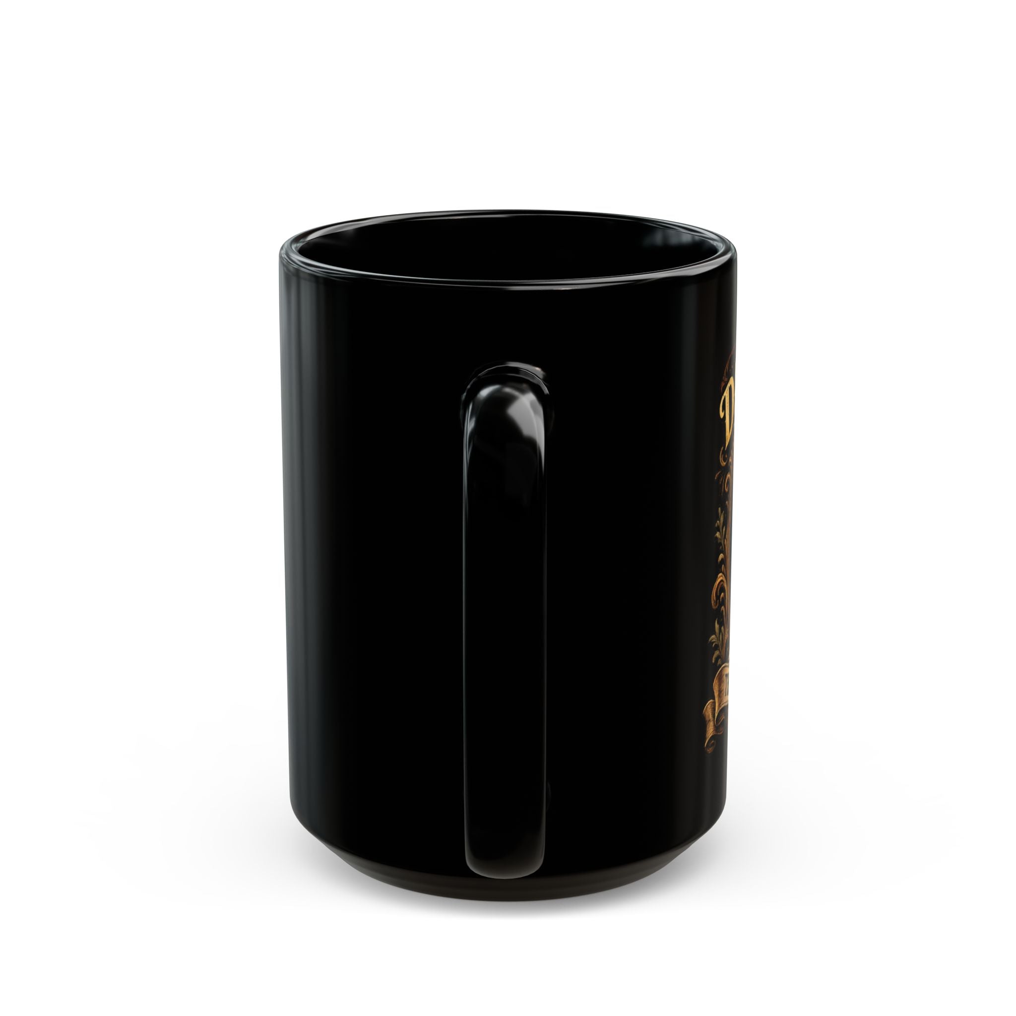 Dachshund Lover Mug – "Dachshund: ""The long and the short of it"   Black Ceramic Coffee Cup 11oz)