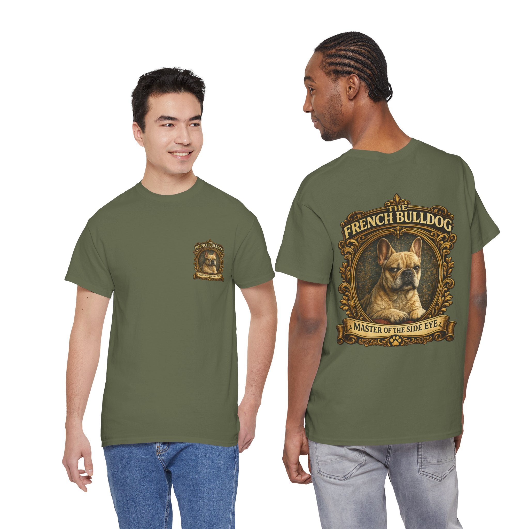 French Bulldog T-Shirt — "Master of the Side Eye" Vintage Dog Tee