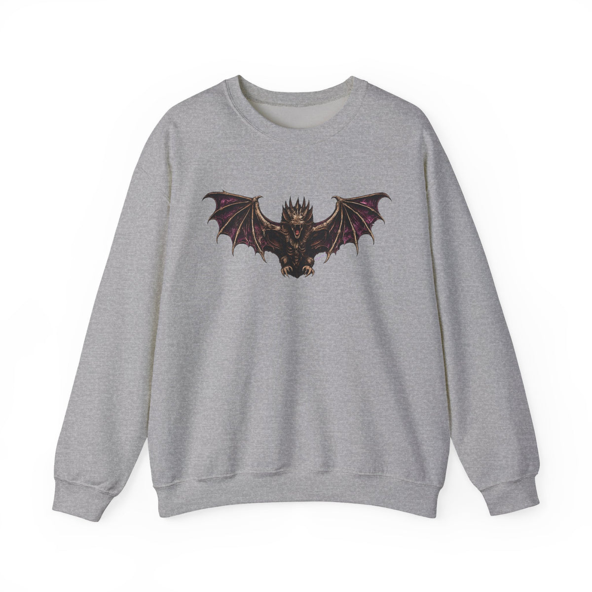 Gothic Bat Demon Crewneck Sweatshirt