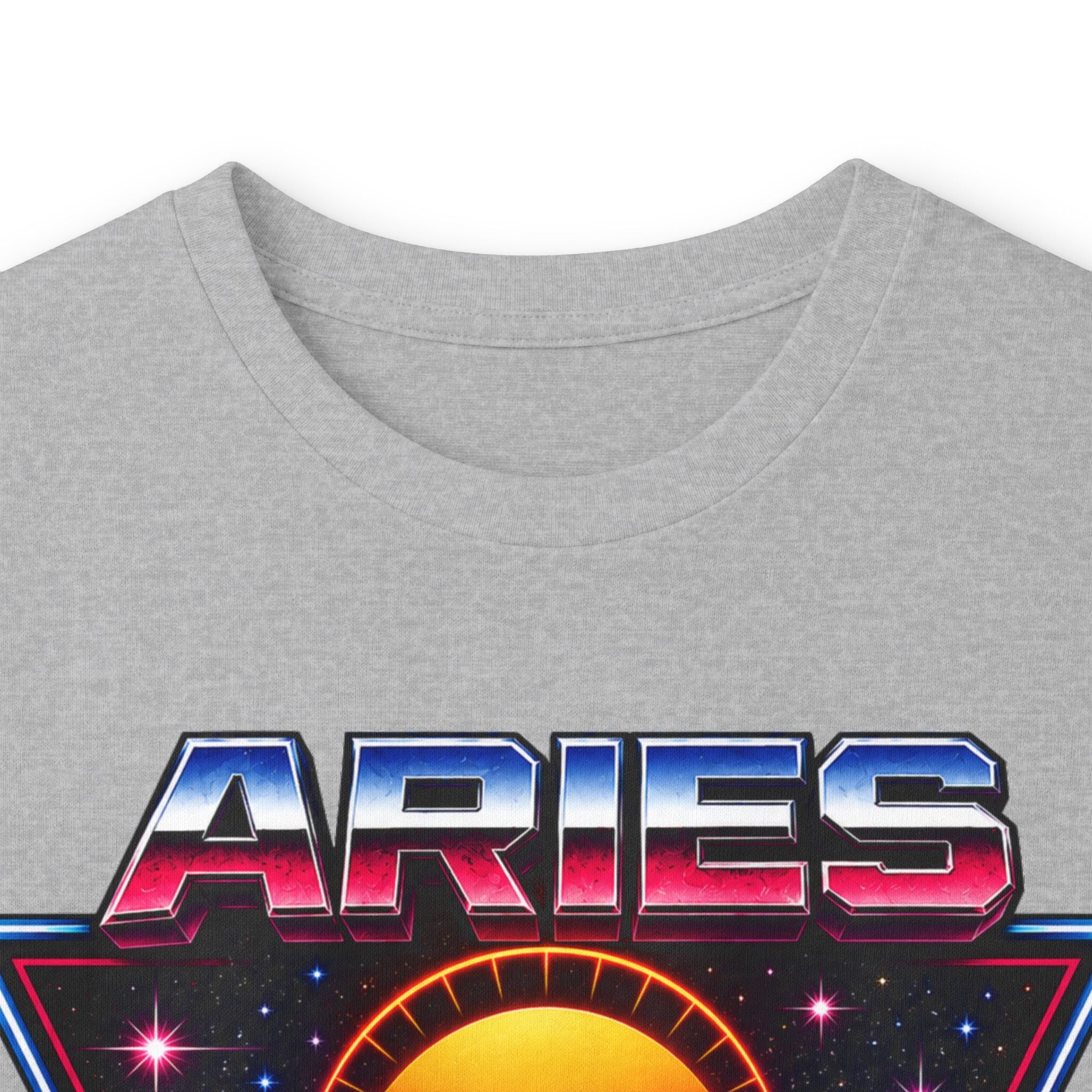Aries 80s style Zodiac Retro Ram Long Sleeve Tee