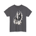Gypsy Vanner Horse T-Shirt — Artistic Black & White Draft Horse Tee
