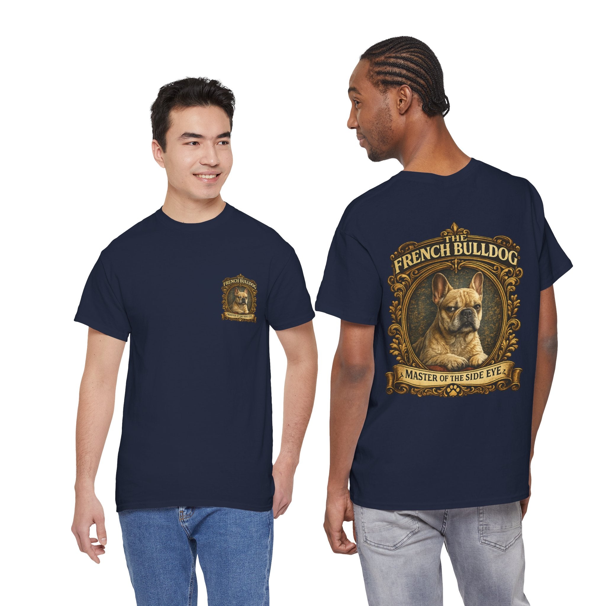 French Bulldog T-Shirt — "Master of the Side Eye" Vintage Dog Tee