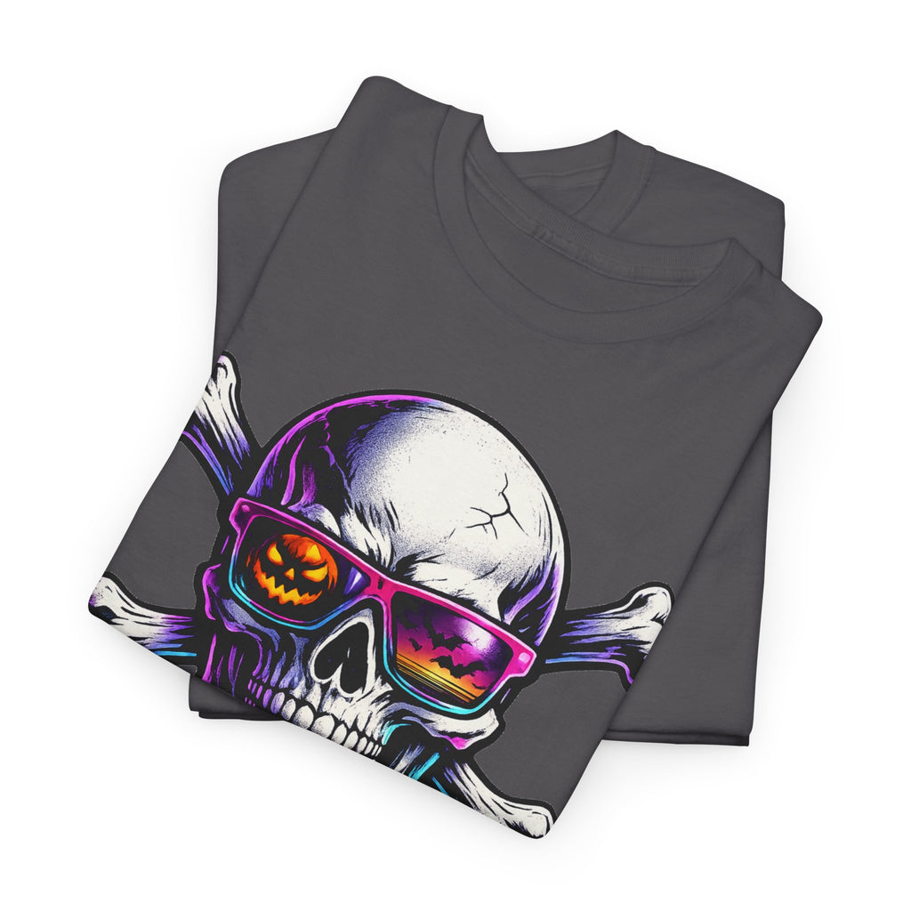 Neon Skull & Crossbones Graphic Tee