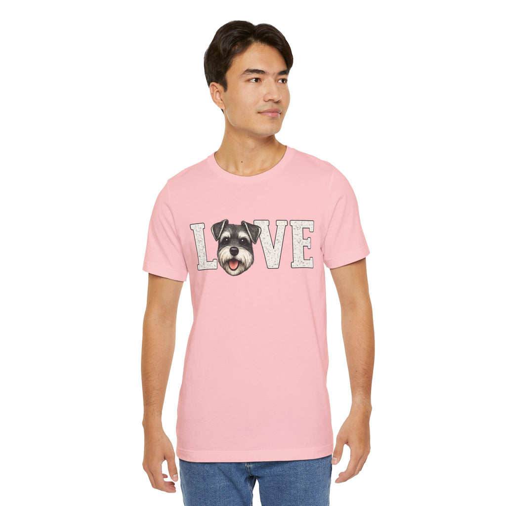Love Schnauzer T-Shirt — Cute Dog Lover Tee