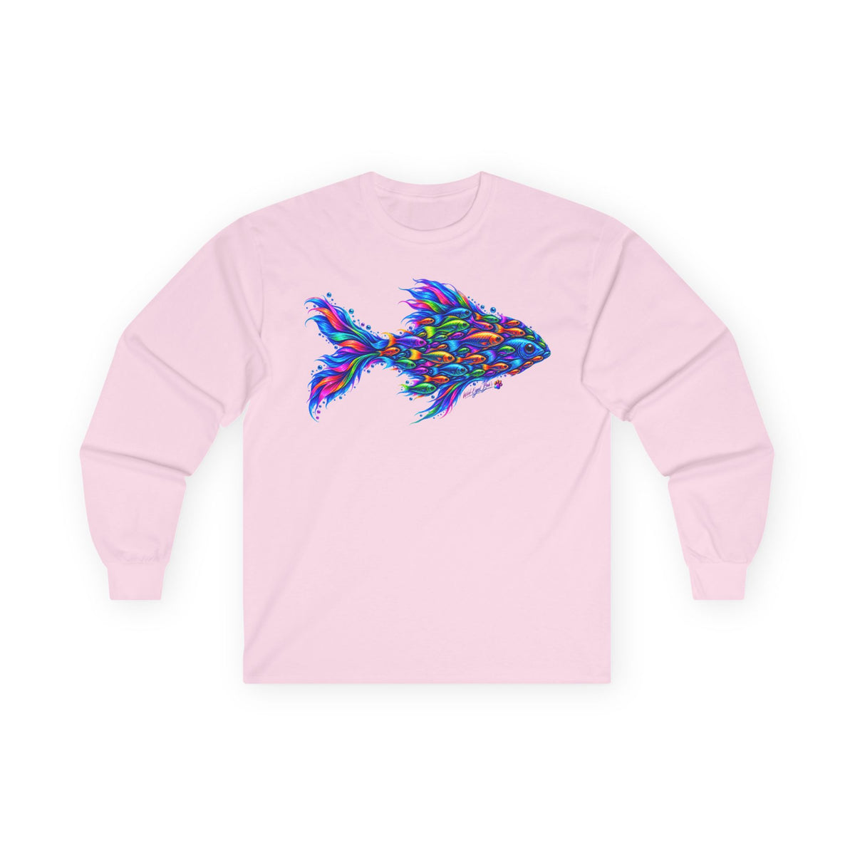 Colorful Fish Art Long Sleeve Tee