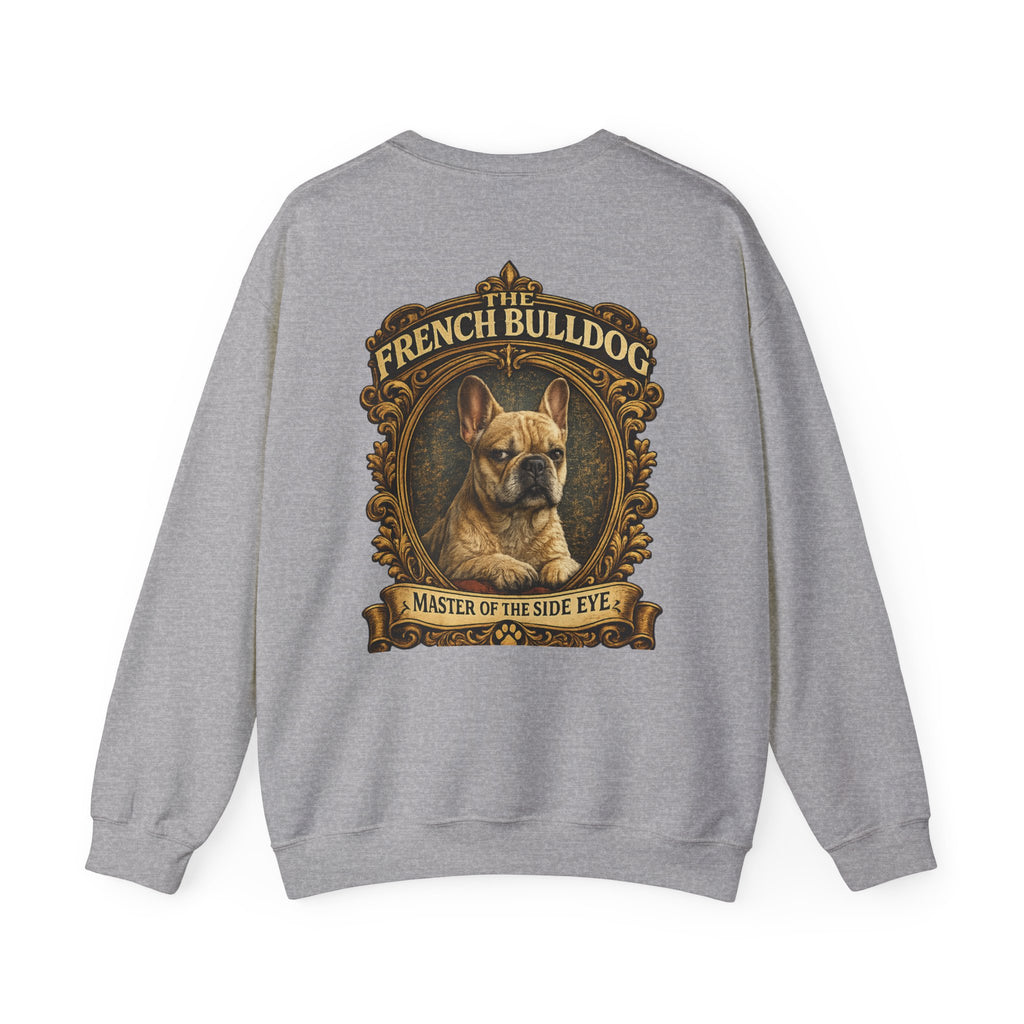 French Bulldog Sweatshirt — "Master of the Side Eye" Vintage-Style Crewneck