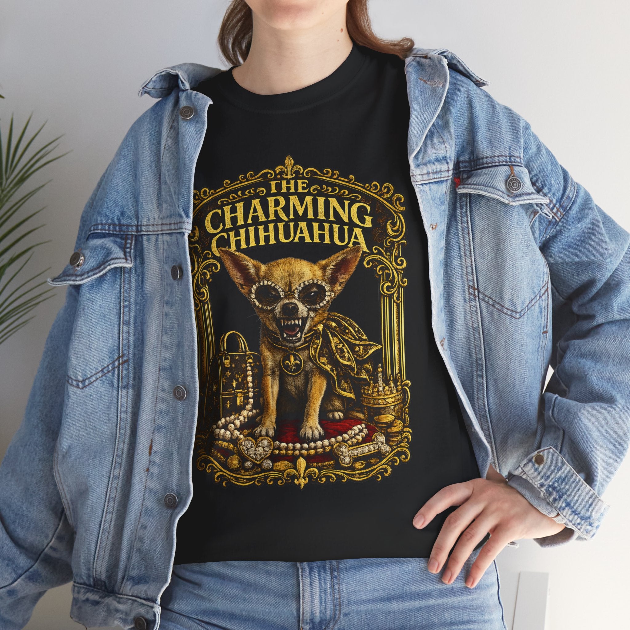 Chihuahua Tee-The Charming Chihuahua T-Shirt — Vintage Pet Portrait Tee