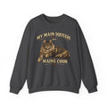 Maine Coon Sweatshirt - "My Main Squeeze" Cat Lover Crewneck