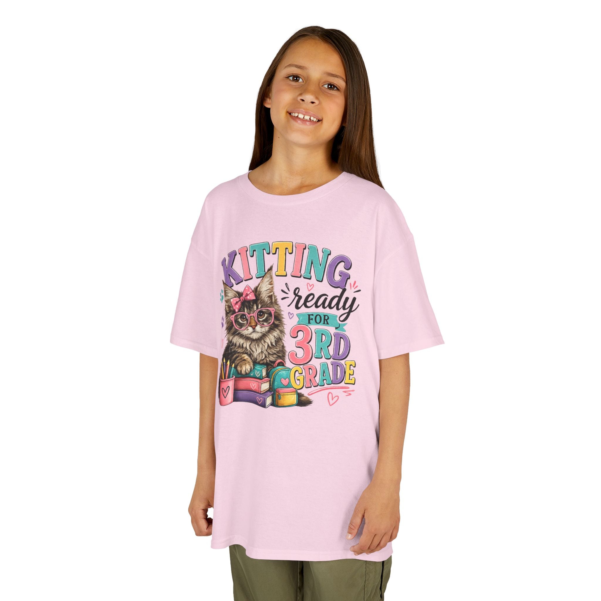 DIANE– “Kitting Ready for 3rd Grade” Cute Cat Back‑to‑School Tee
