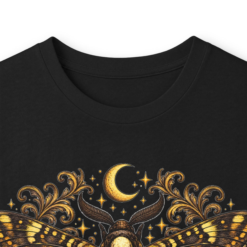 Moon Death Moth Skull Long Sleeve Tee