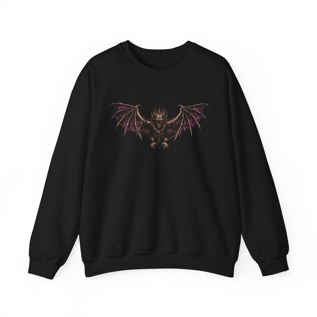 Gothic Bat Demon Crewneck Sweatshirt