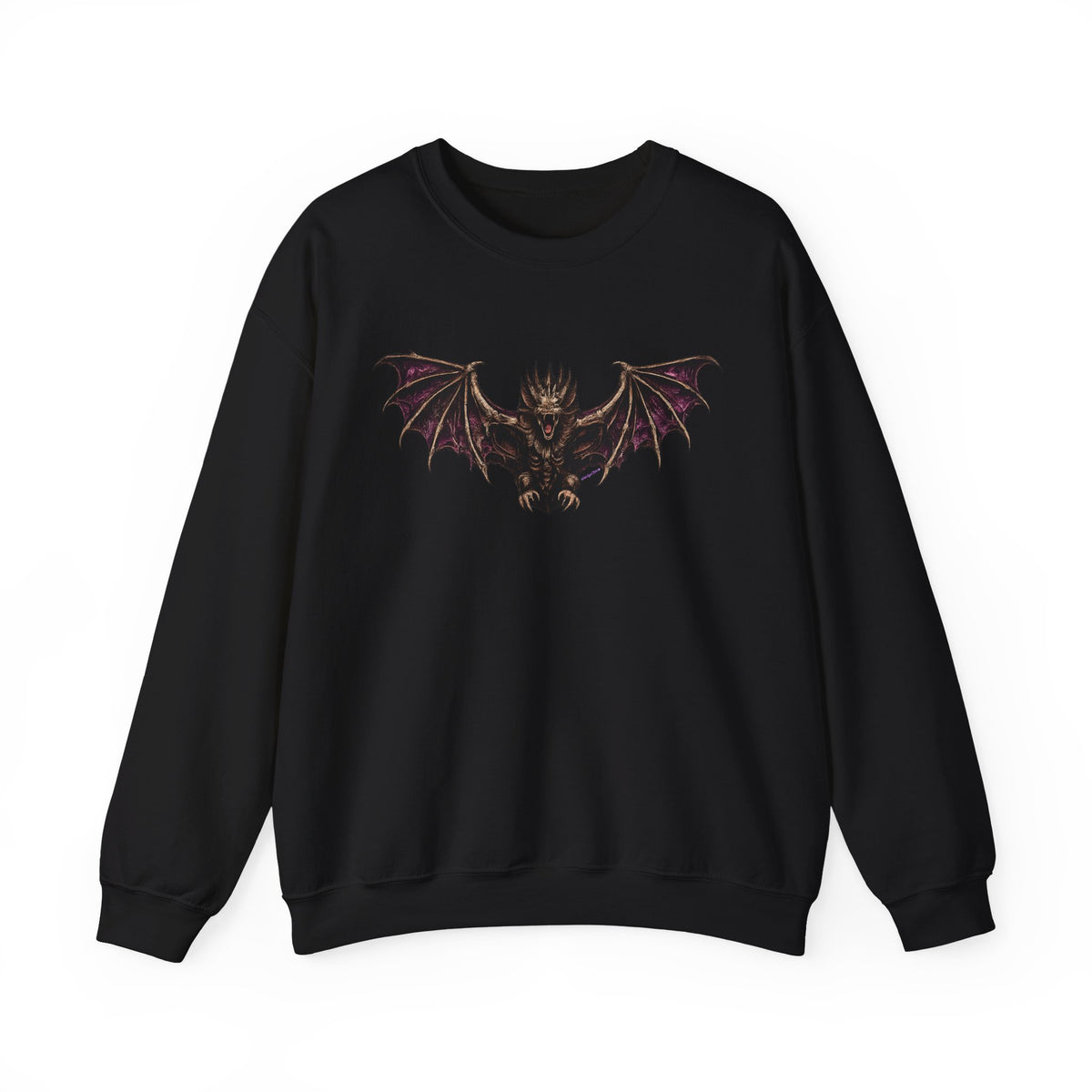 Gothic Bat Demon Crewneck Sweatshirt