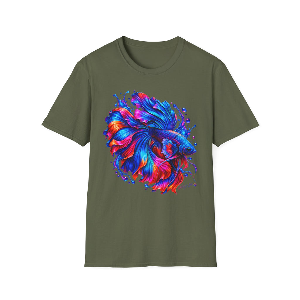 Betta Fish Color Splash T-Shirt