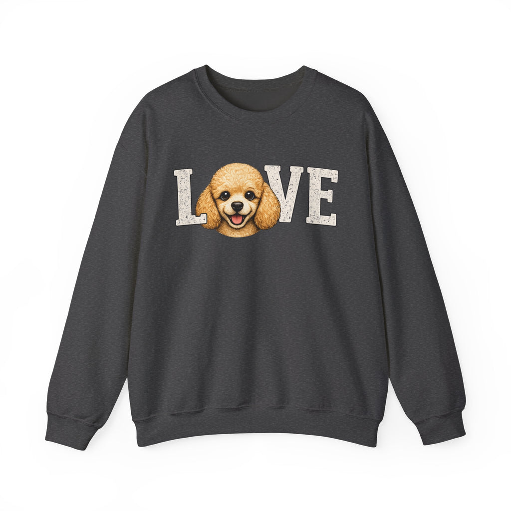 Poodle LOVE - Crewneck Sweatshirt