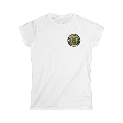 "Wild-Eyed Bob's T-Shirt Shop" Cat Logo Tee